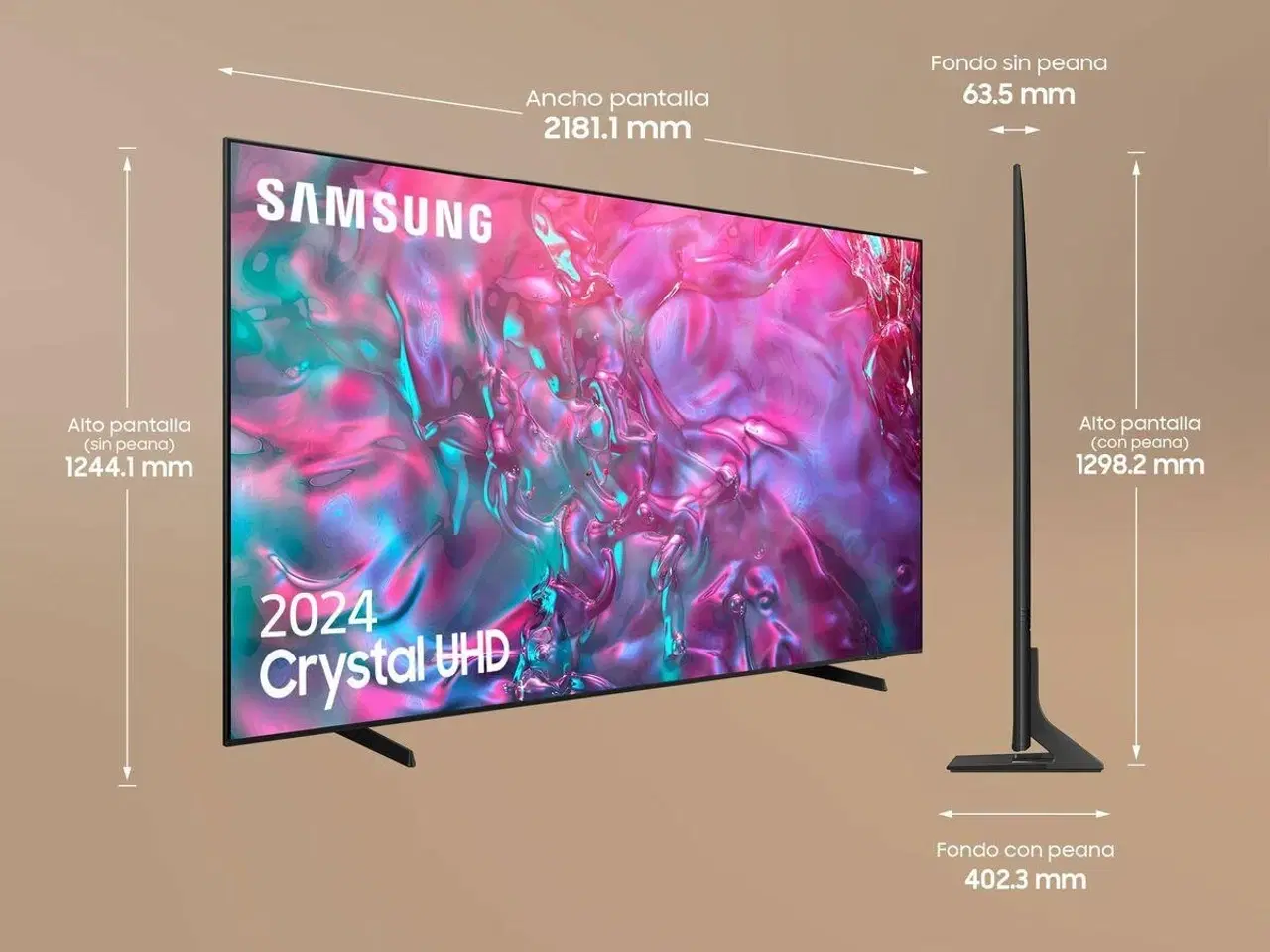 Billede 2 - TV Samsung 98" 4K Crystal UHD (2024) LED med AMD FreeSync