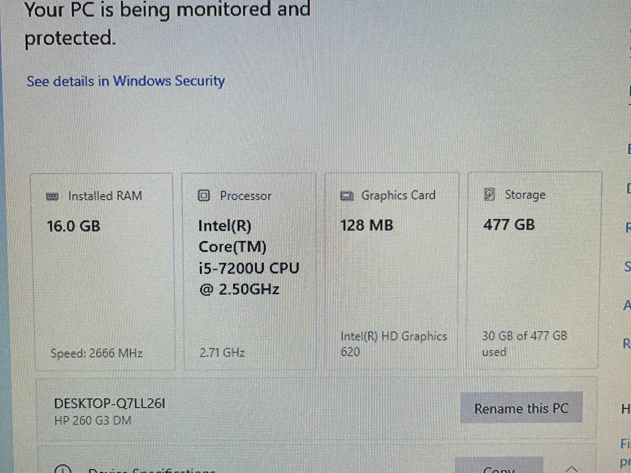 Billede 4 - HP 260 G3 Tiny Pc 