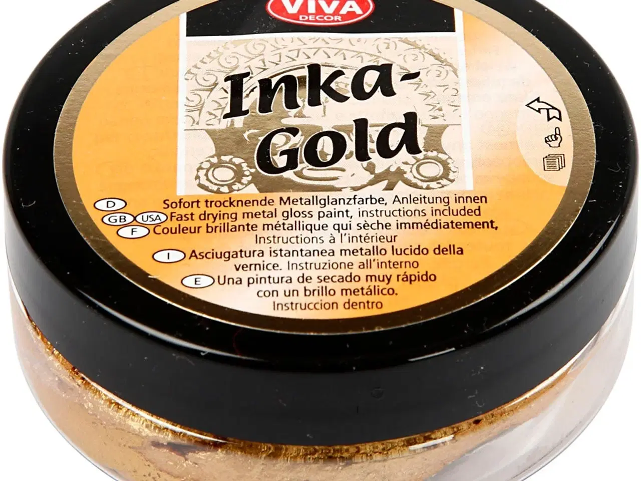 Billede 1 - Inka Gold Guldcreme 50ml til Kreative Projekter
