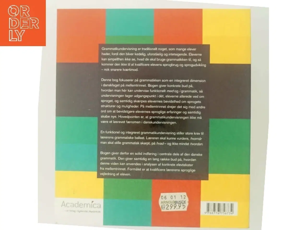 Billede 3 - Bevidste sproglige erfaringer på mellemtrinnet af Jørgen Grosbøll (Bog)