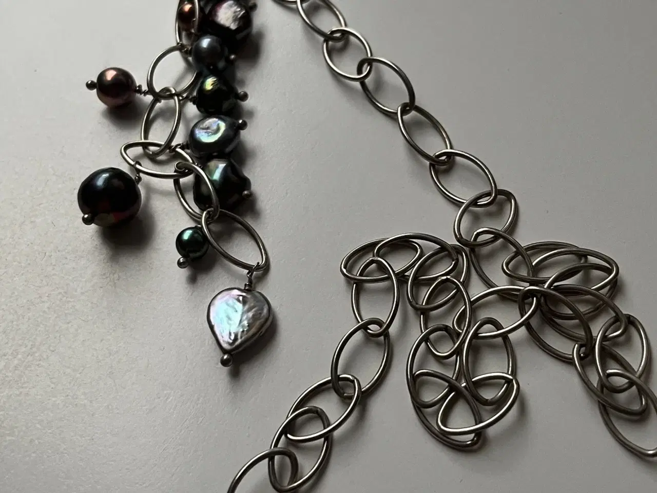 Billede 5 - Smykkesæt i sølv med perler fra Stone2wear