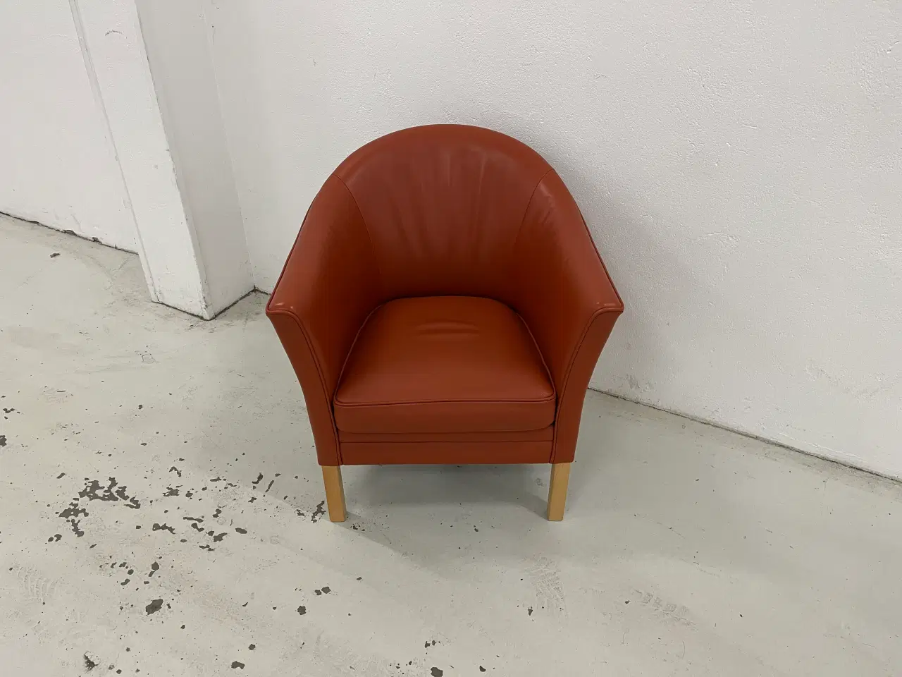 Billede 1 - Mogens Hansen MH80 med Gefion læder cognac.