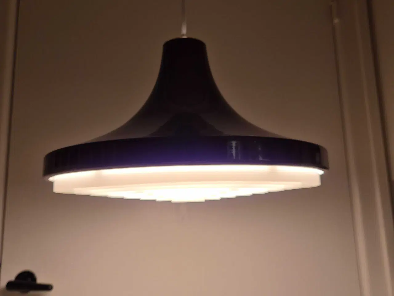 Billede 4 - Lækker chokoladebrun retrolampe 