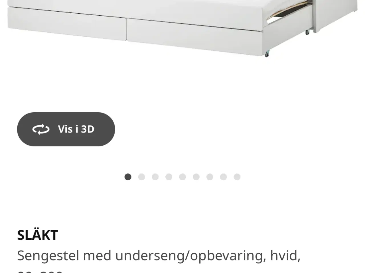 Billede 3 - Børneseng fra ikea med skuffe&ekstra soveplads