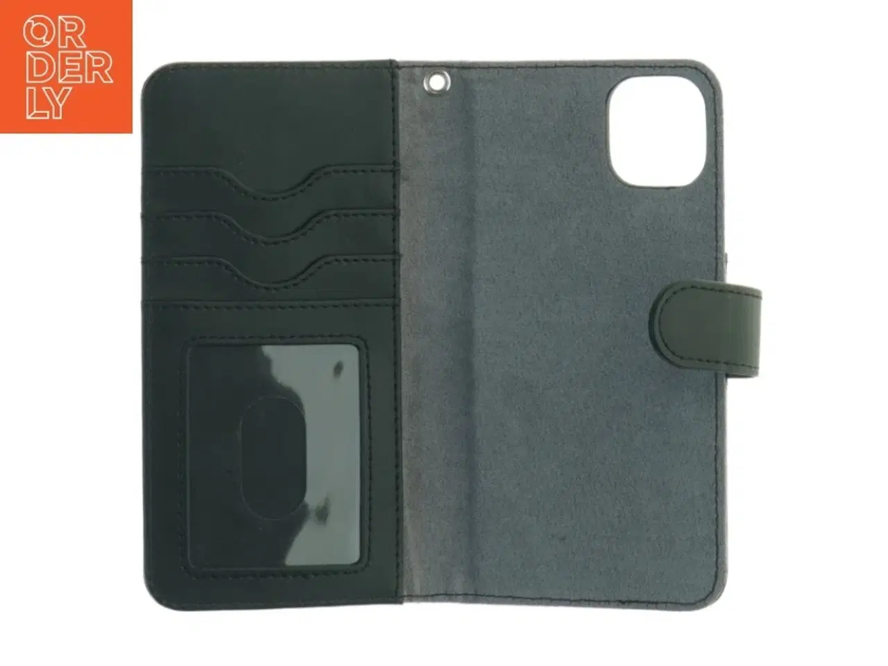 Billede 5 - Sort læderetui til smartphone fra Ideal of Sweden (str. 16 x 8,5 cm)