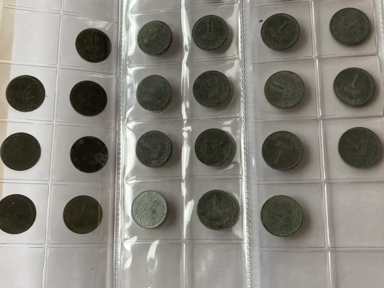 Billede 1 - Danske 1-2-5 ører mfl.  samt norske og amerikanske