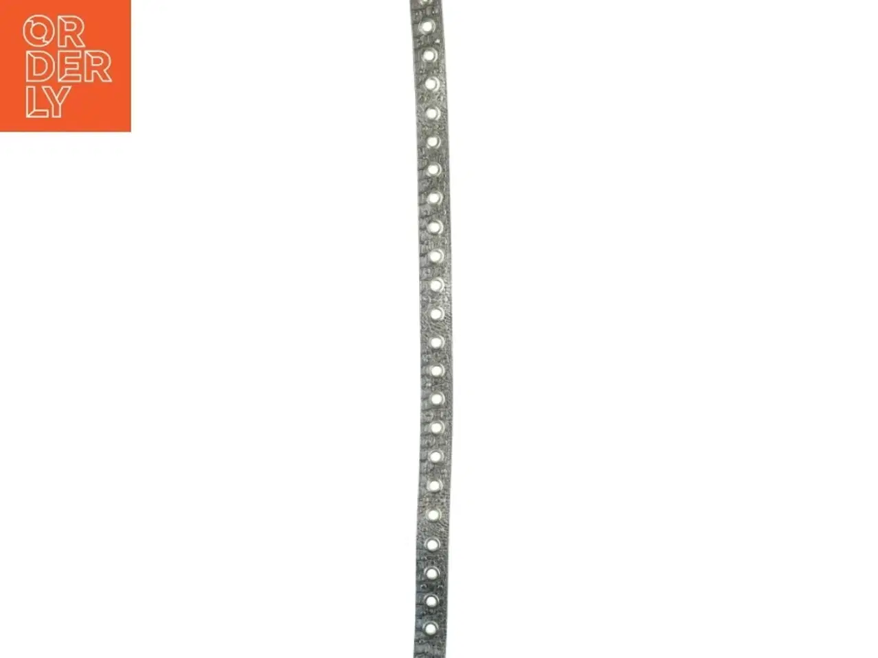 Billede 4 - Læderbælte med metalnitter (str. 98 cm)
