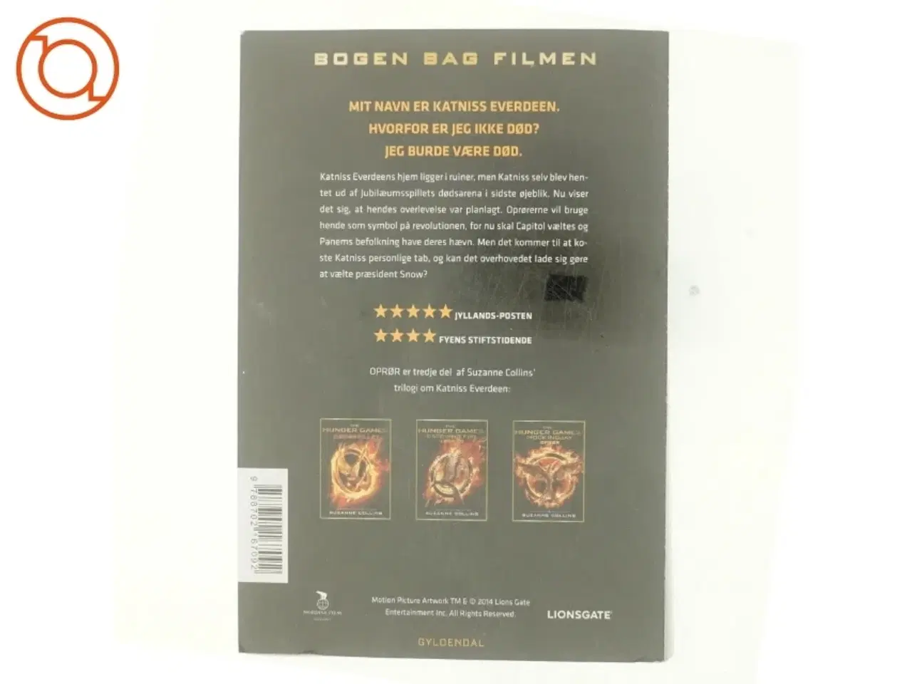 Billede 3 - The Hunger gane, OPRØR af Suzanne Collins (Bog)