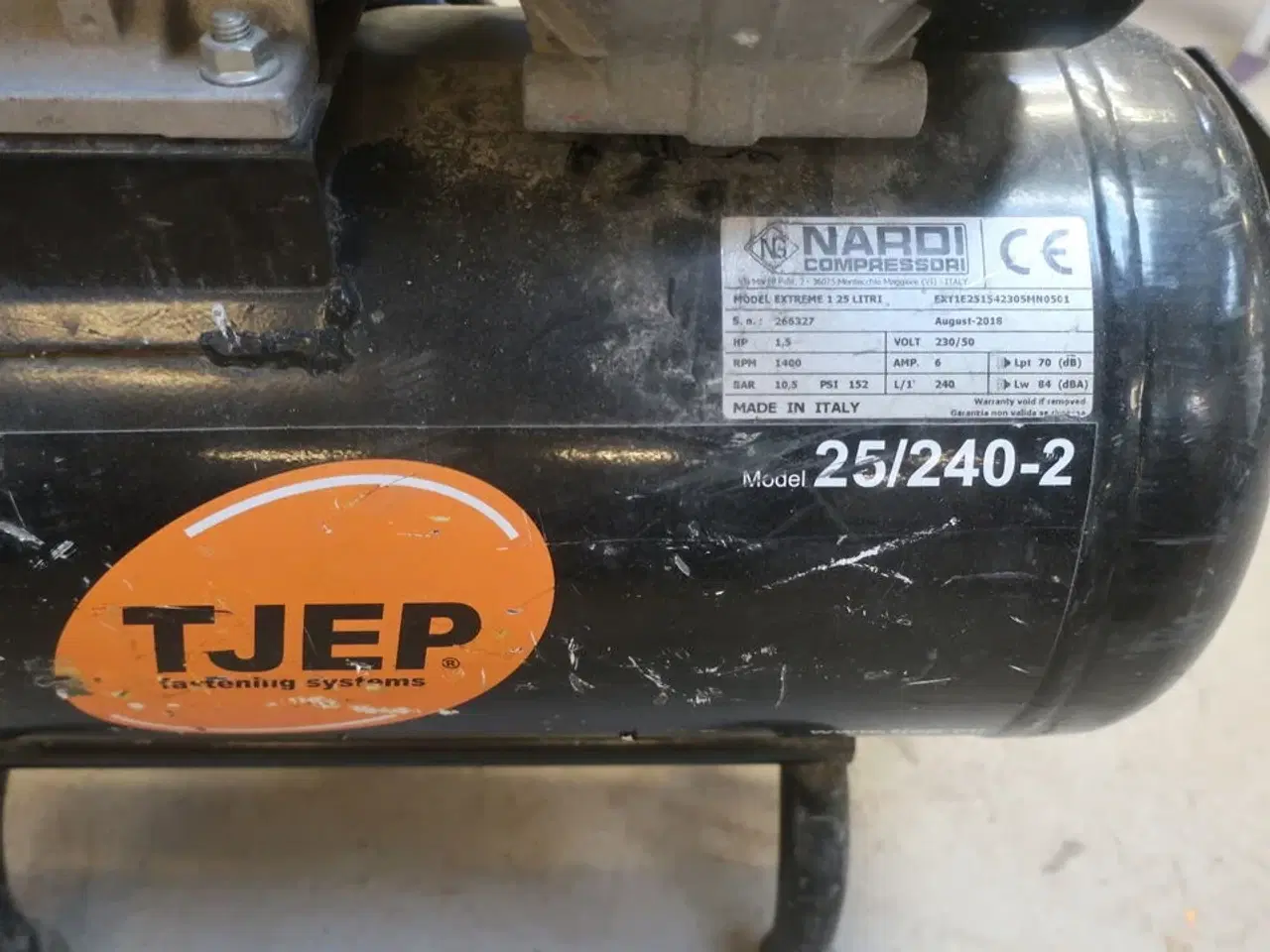 Billede 4 - Kompressor TJEP Model: 25/240-2