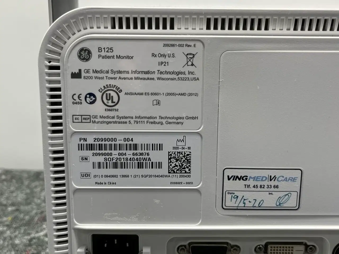 Billede 10 - Patient Monitor GE B125