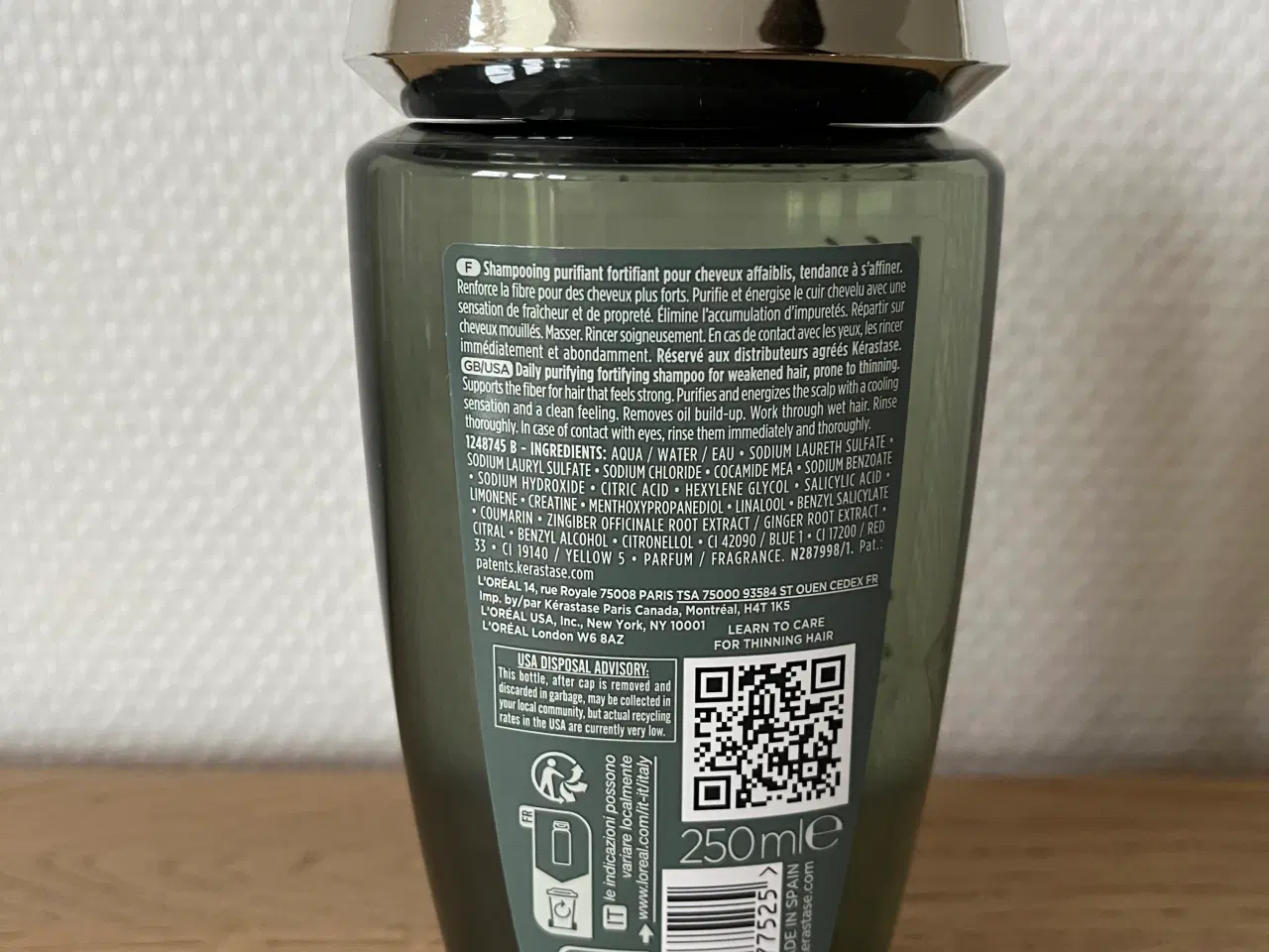 Billede 2 - HELT NY Kérastase Genesis Homme shampoo 