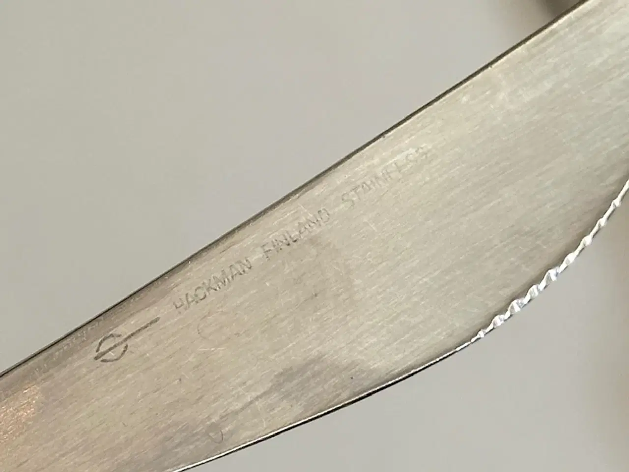 Billede 5 - Hackman Finland stainless bordknive, 8 stk samlet