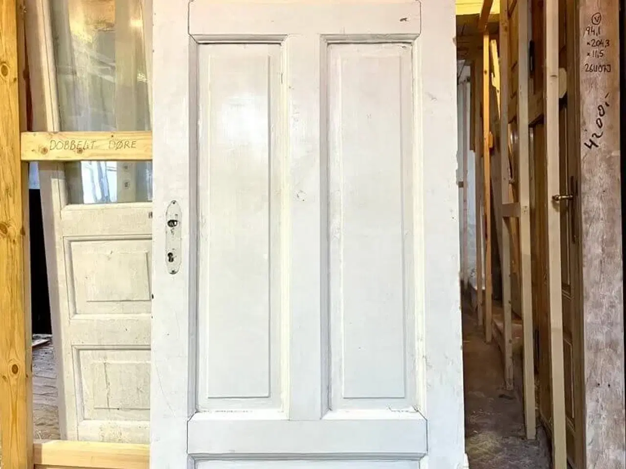 Billede 1 - Klassisk dørblad, højrehængt u. karm