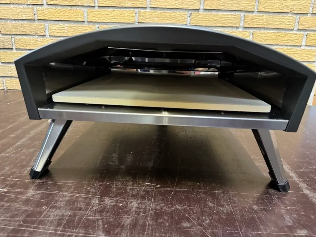 Billede 4 - 13" pizzaovn til gas med pizzasten 4000W