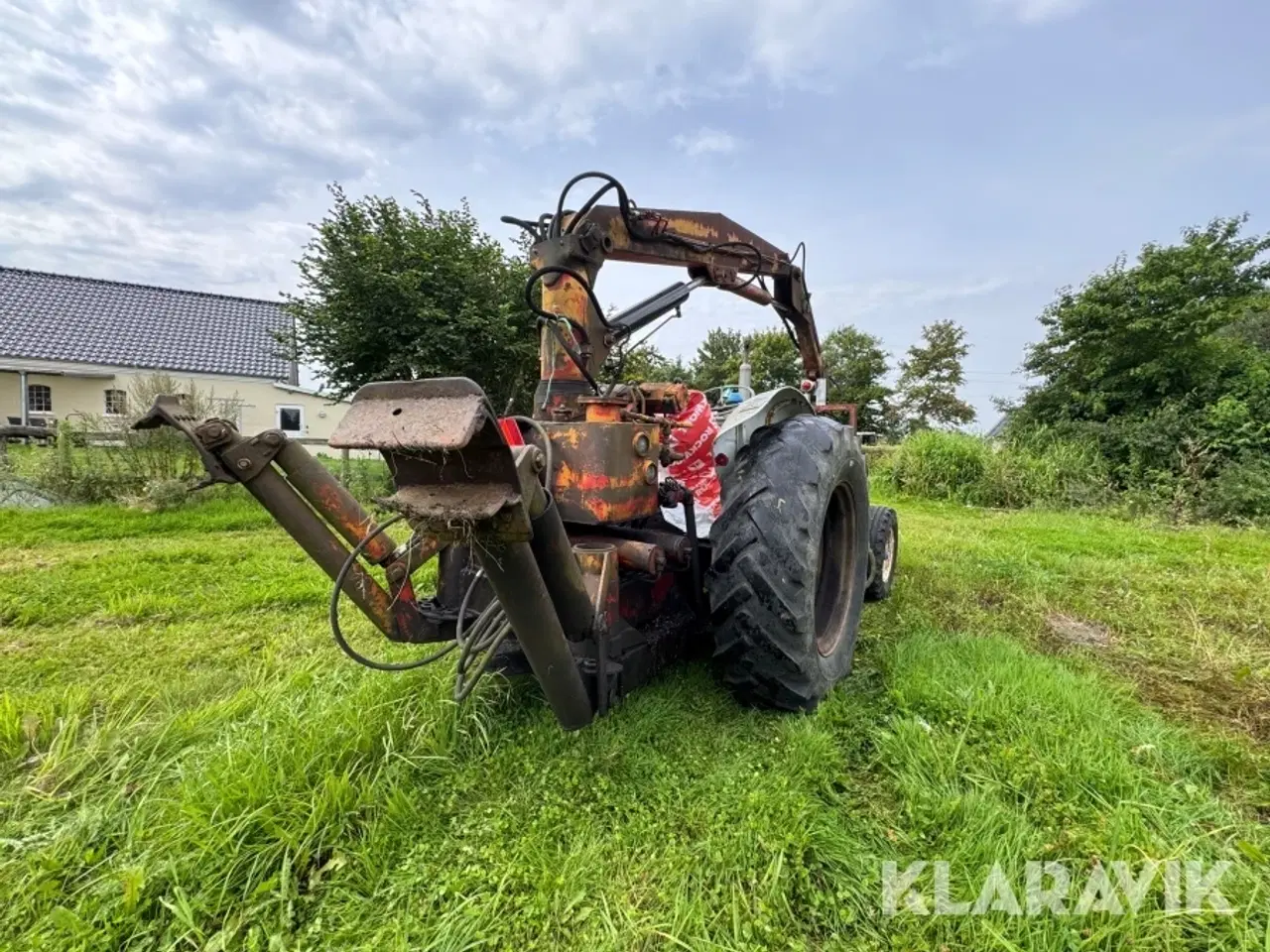 Billede 3 - Traktor Fordson Super Major med kran