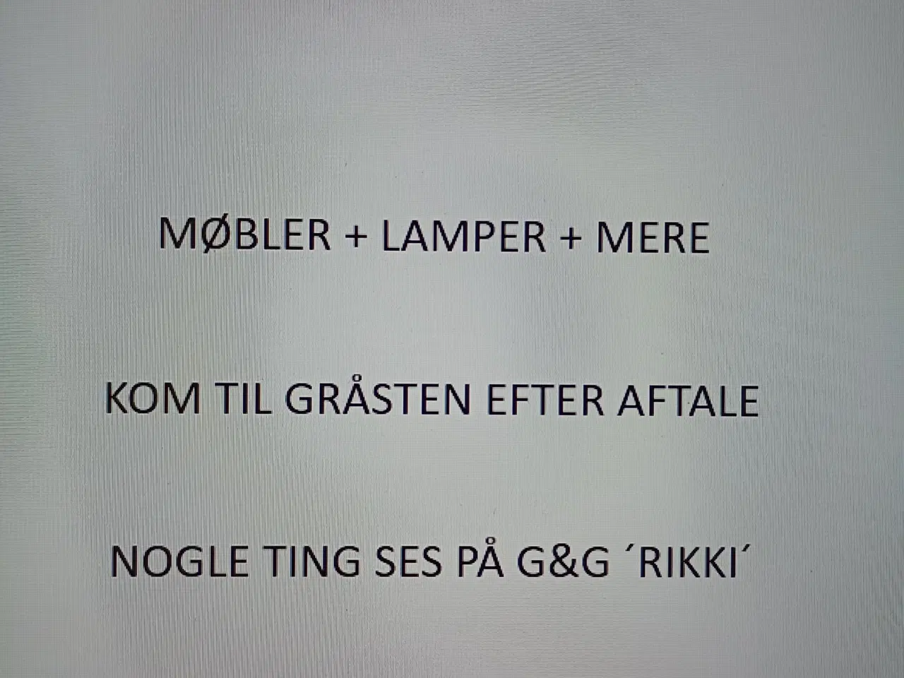 Billede 1 - Møbler + tøj + ting