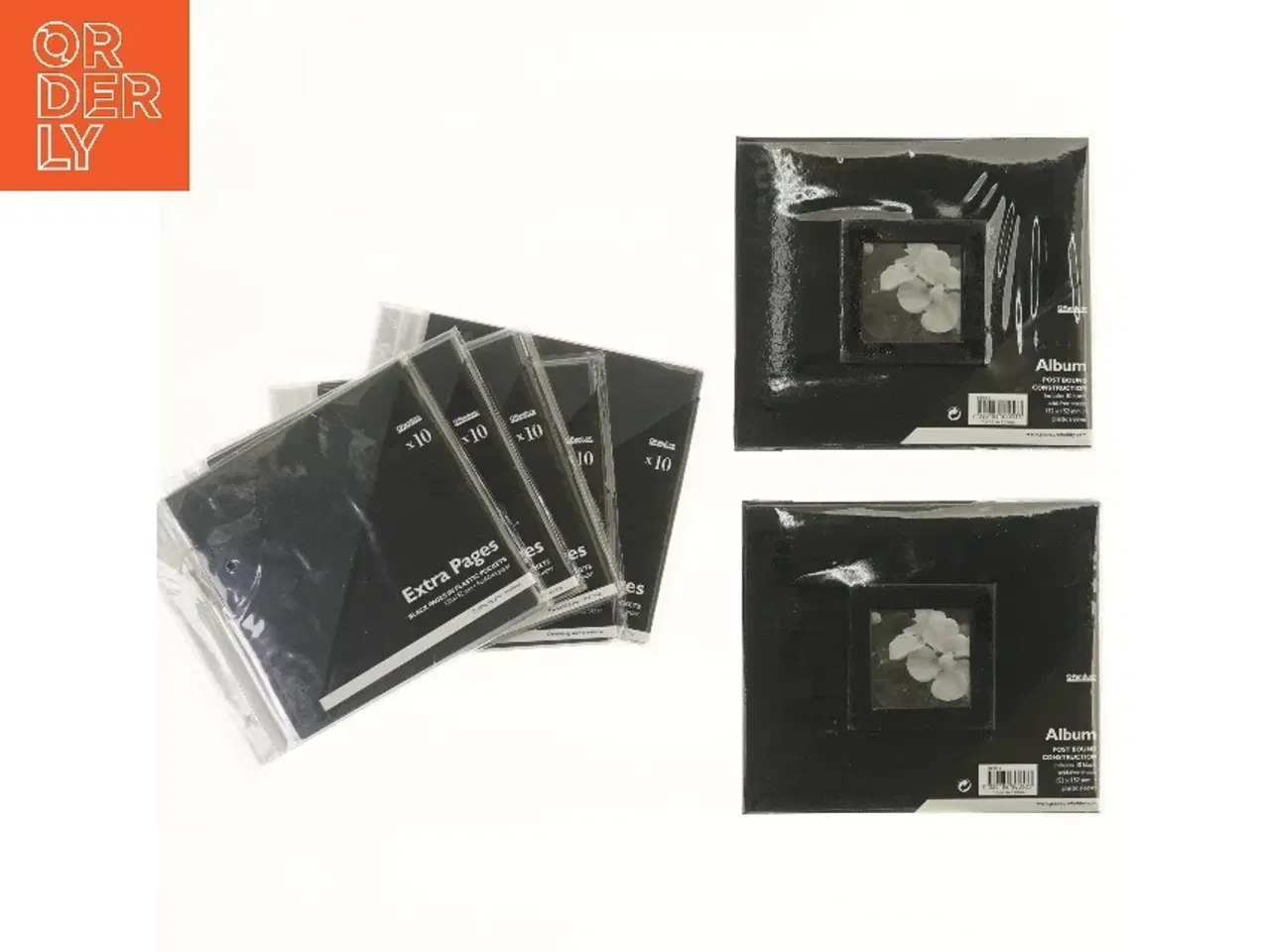 Billede 1 - med mange ekstra sider/plastlommer 152x152 mm