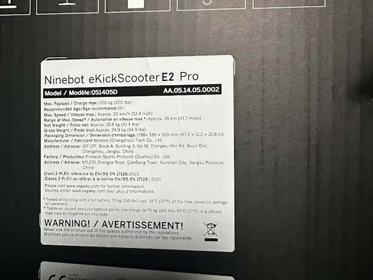 Billede 6 - Ninebot by Segway KickScooter E2 PRO