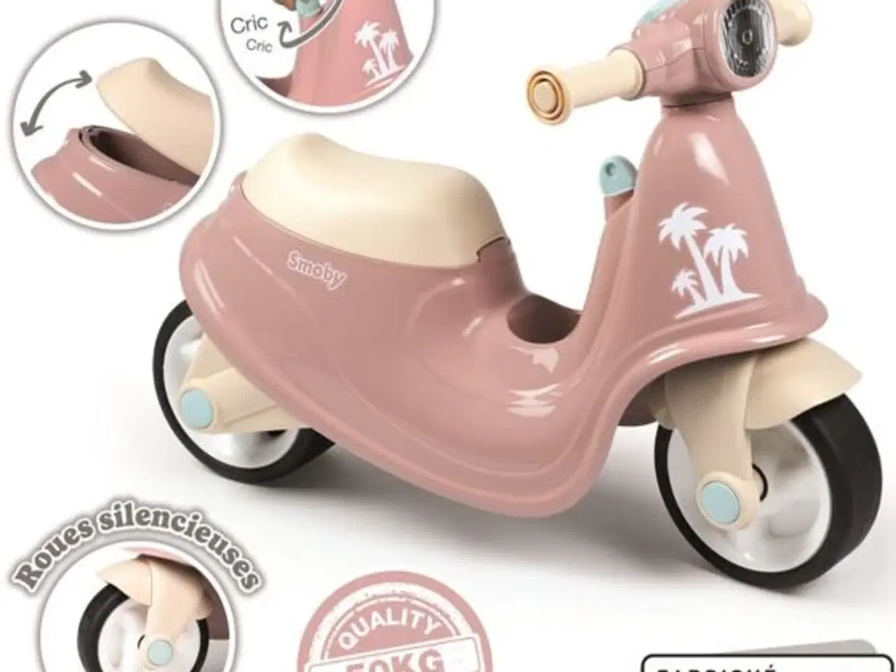 Billede 1 - Smoby Scooter balancecykel - rosa