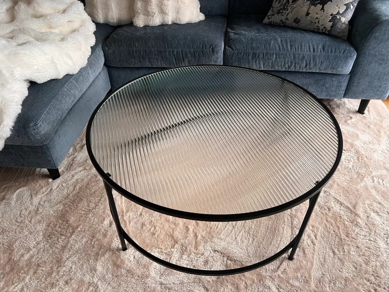Billede 1 - Sofabord i glas fra Ilva. 