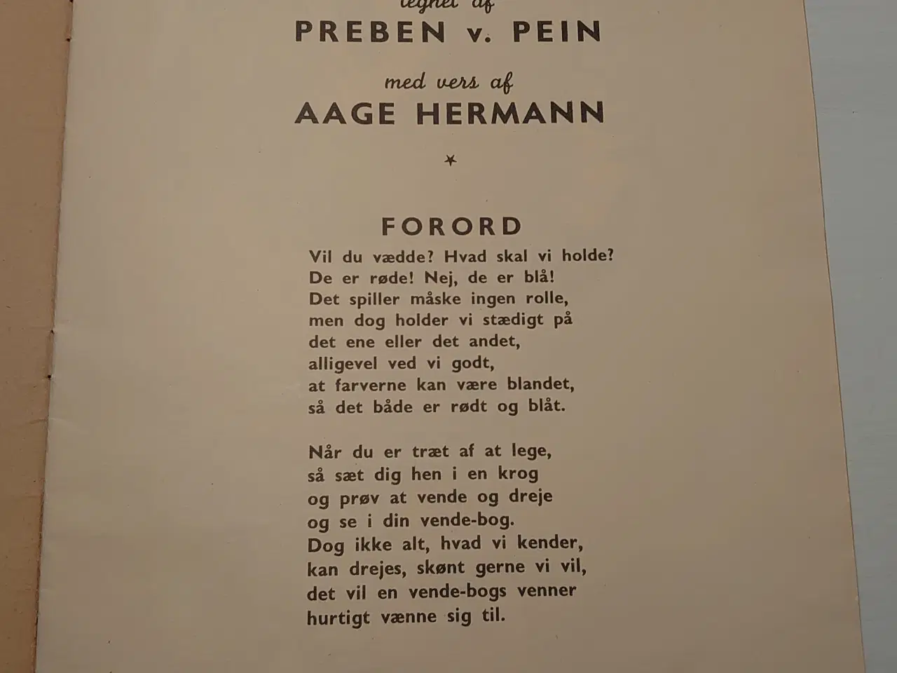 Billede 4 - Aage Hermann:Vendebogen. ill.P.v.Pein. Uden år.