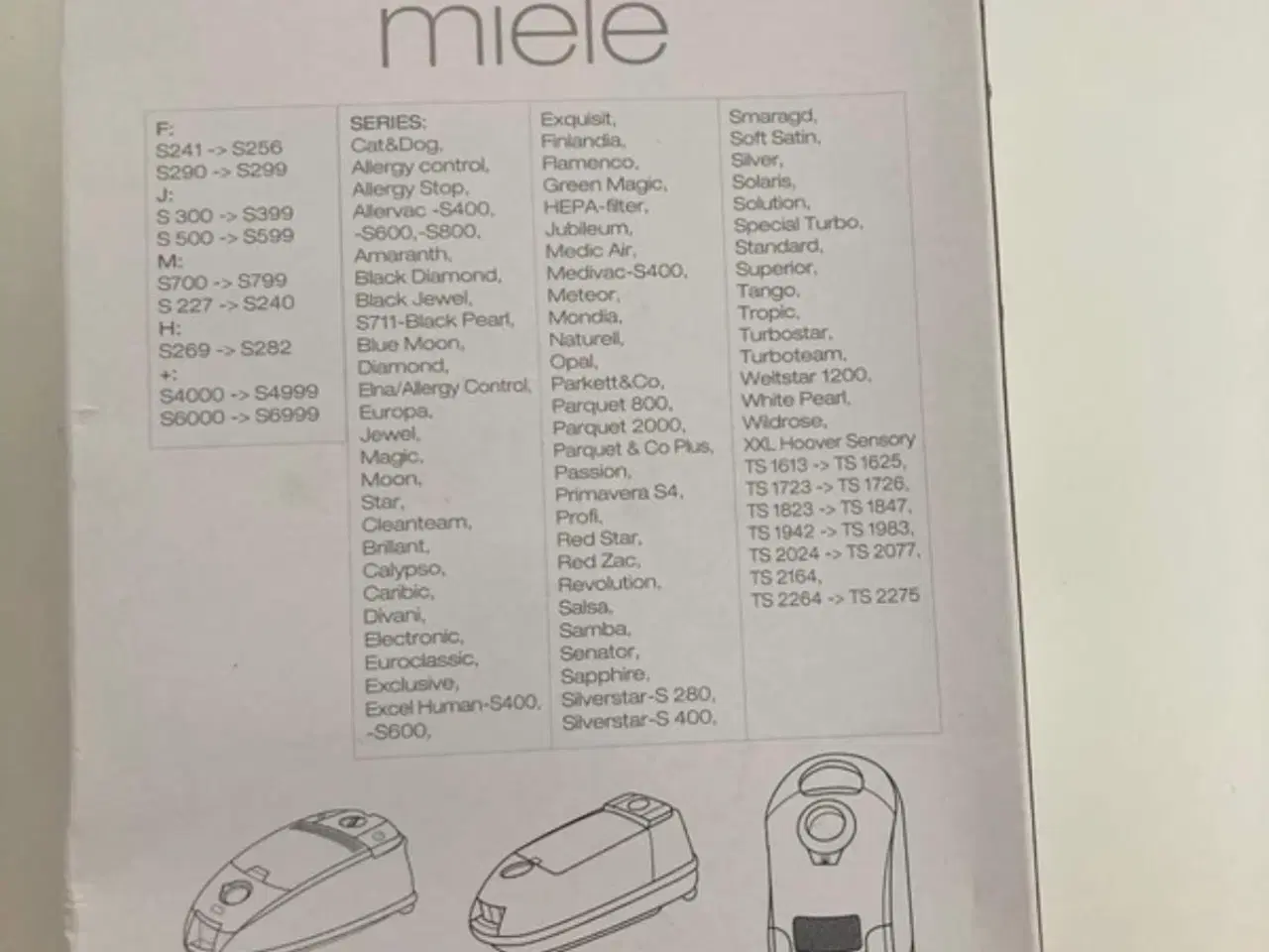 Billede 2 - Miele støvsuger poser 