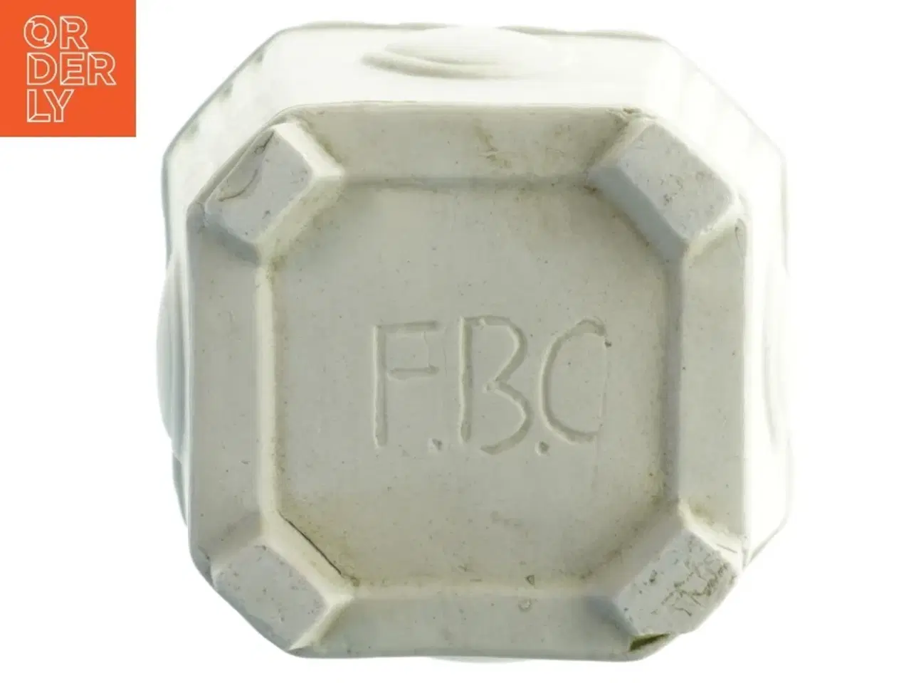 Billede 2 - Hvid keramik potte fra Fbc (str. 25 cm)