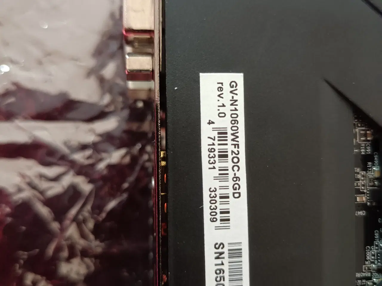 Billede 7 - Gigabyte  Geforce Gtx 1060  6Gb