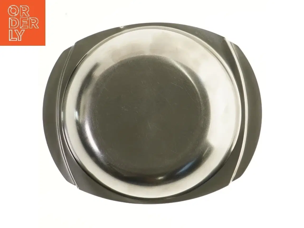 Billede 3 - Rustfri stålfad med håndtag (str. 19,5x23,5 cm)