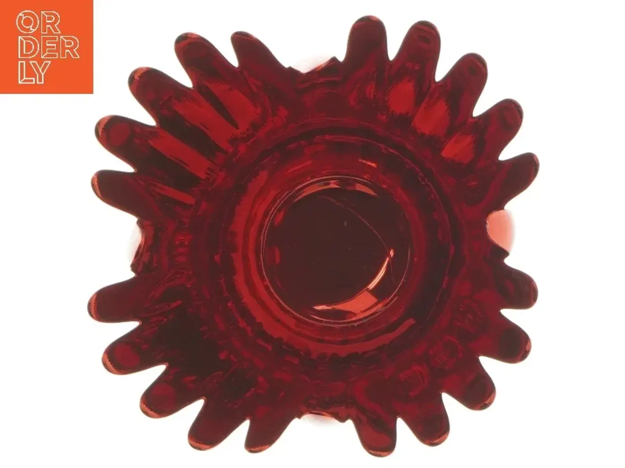 Billede 3 - Rød glasvase Krifon fra Krifon (str. 13,5 cm)