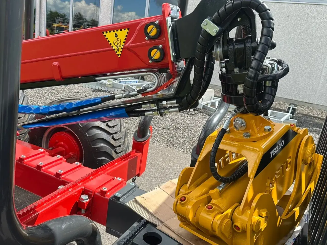 Billede 9 - FTG-Källefall FB100 / FB73T FB 100 Skovvogn med 7,3 m kran