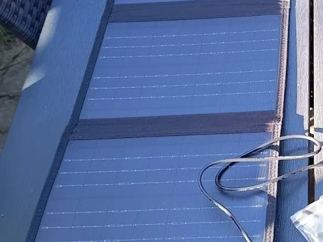 Billede 2 - Solcelle 40 W-Batterie 45 Ah-Inverter 500-750 W