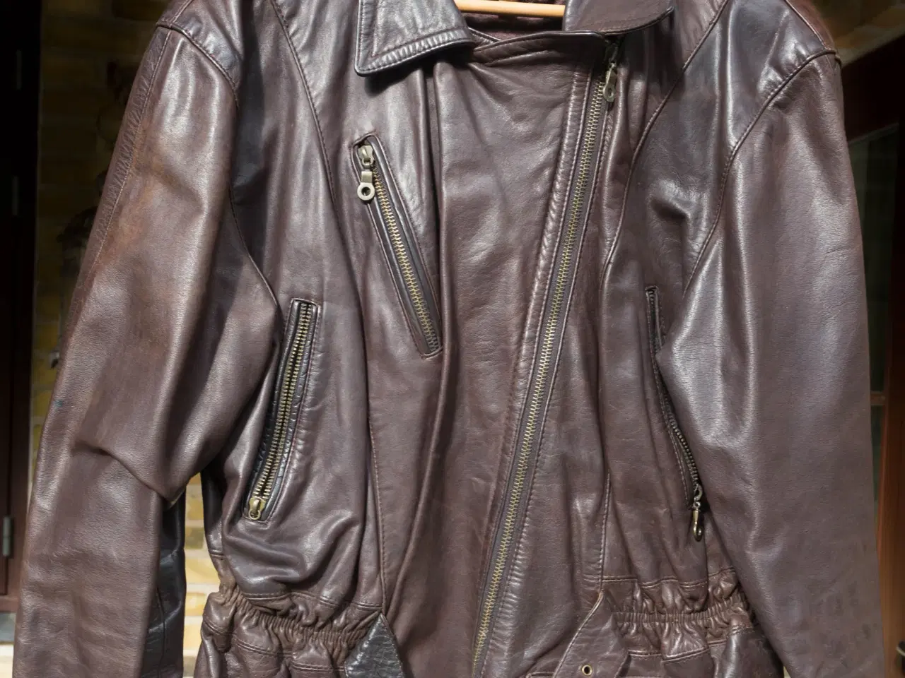 Billede 3 - Lædertøj, sæt, brunt