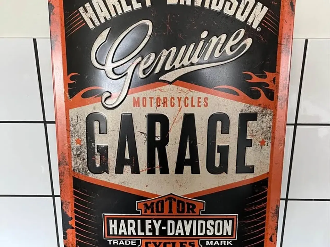 Billede 1 - Harley-Davidson Emaljeskilt