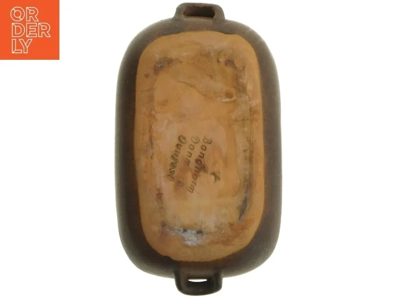 Billede 4 - Rektangulær keramisk fad fra Bangholm (str. 26x16,5 cm)