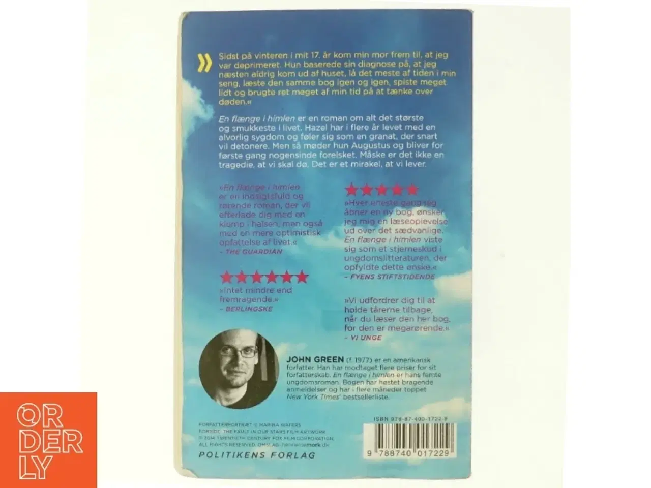 Billede 3 - En flænge i himlen af John Green (f. 1977) (Bog)