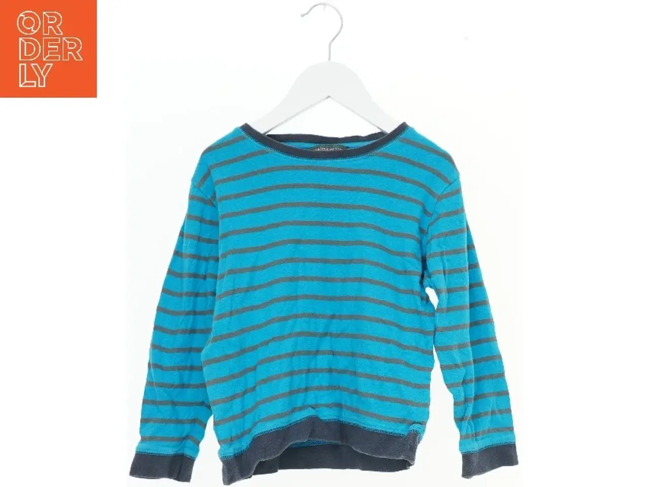 Billede 1 - Stribet langærmet trøje fra Mads & Mette (str. 116)