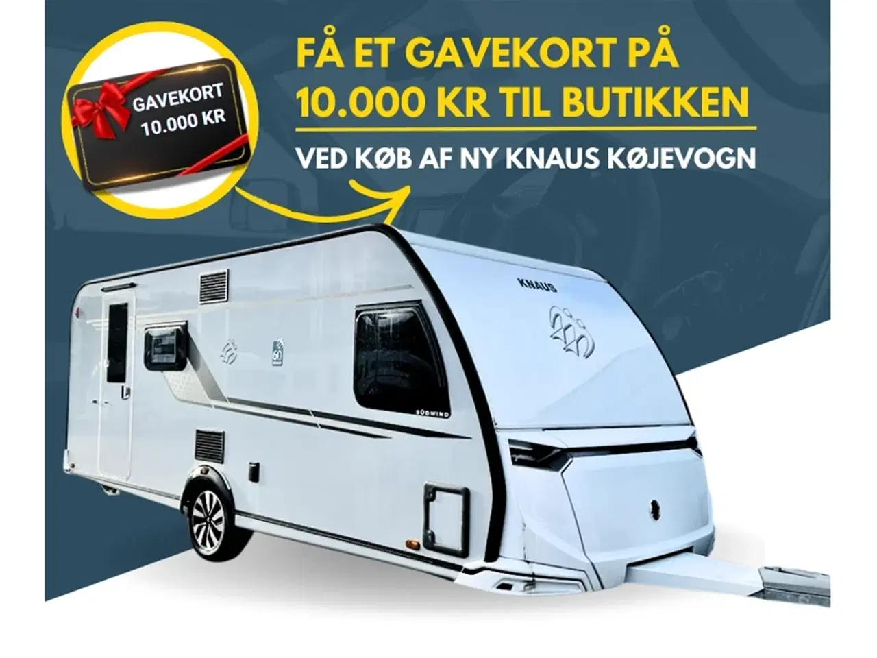 Billede 1 - 2023 - Knaus Südwind 550 FSK 60 Years   Knaus Südwind 550 FSK Dobbeltseng og Køjer