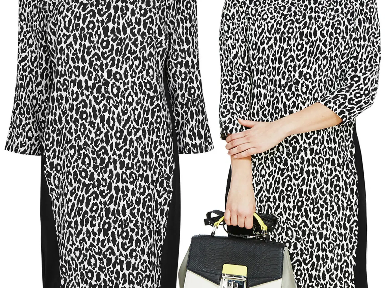 Billede 1 - Leopard kjole fra M & S. Størrelse : 40/42