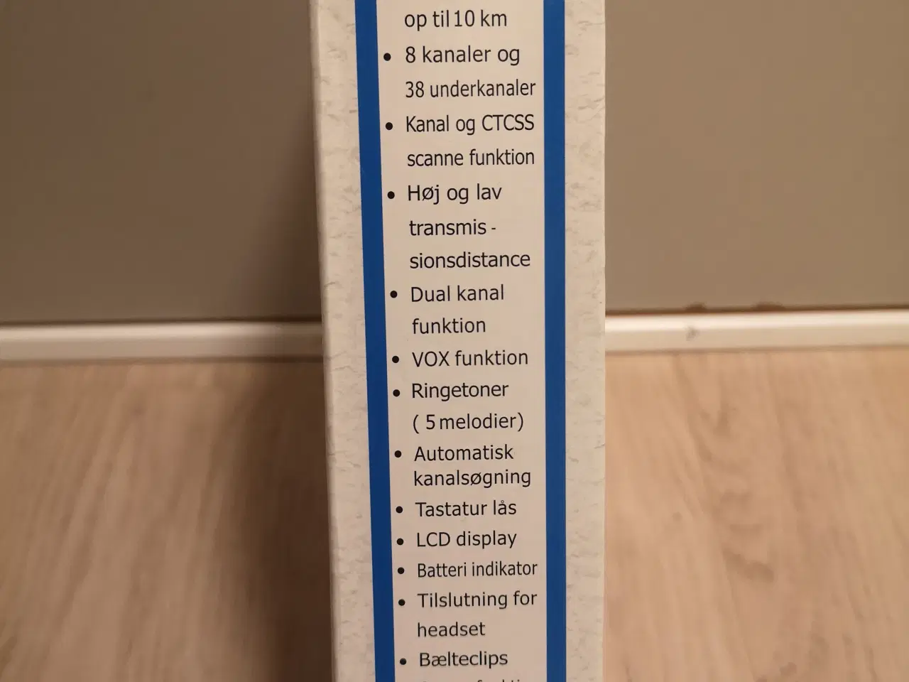 Billede 2 -  Rækker op til 10 km  Walkie-Talkie sæt