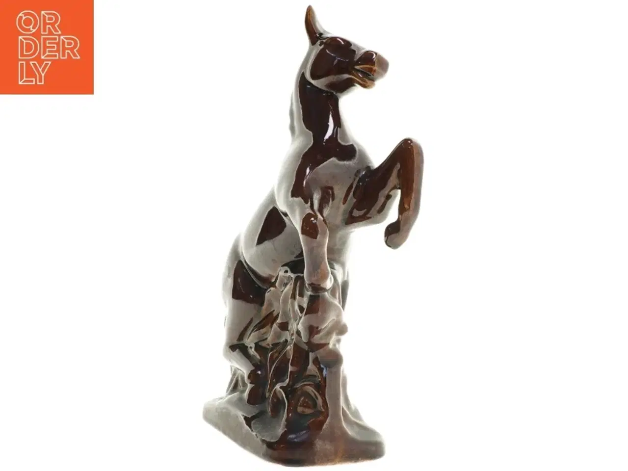 Billede 2 - Keramik hestefigur fra 715 (str. 19 x 8 cm)