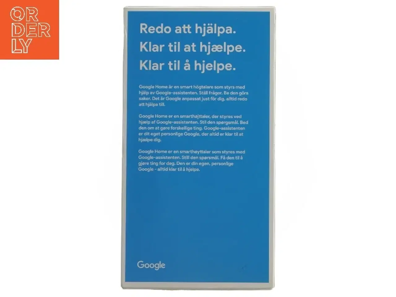 Billede 3 - Google Home smart højttaler fra Google (str. 14x9,5 cm)