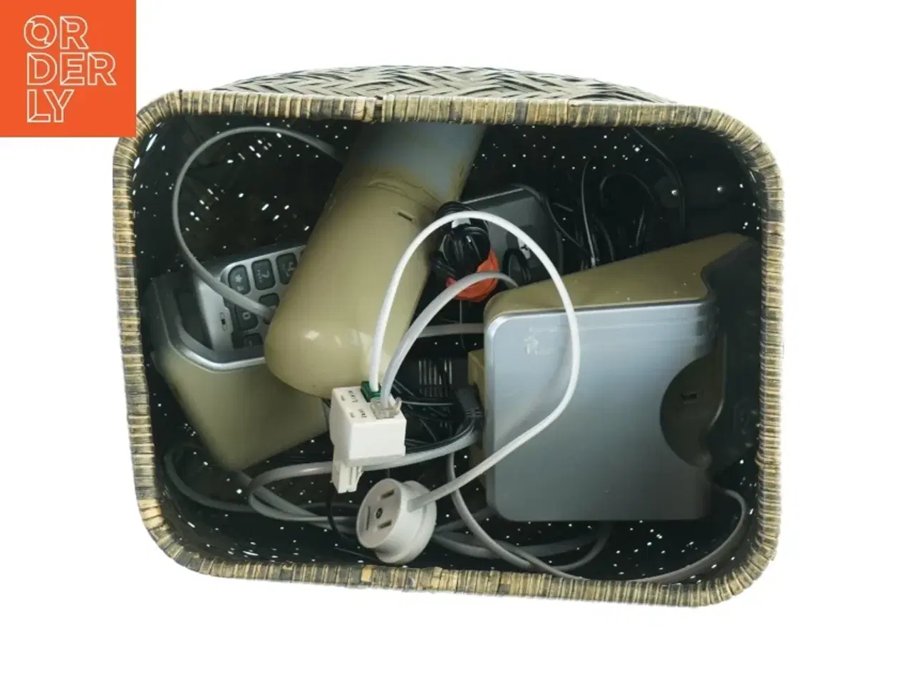 Billede 3 - Philips trådløse telefoner med ladestation og kurv fra Philips (str. 15x5 cm)