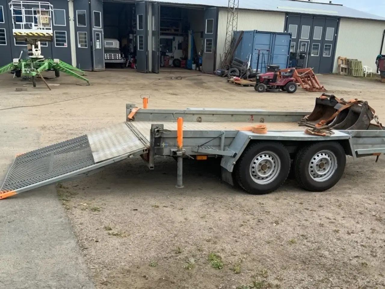 Billede 3 - Minigraver - Takeuchi TB014 med trailer