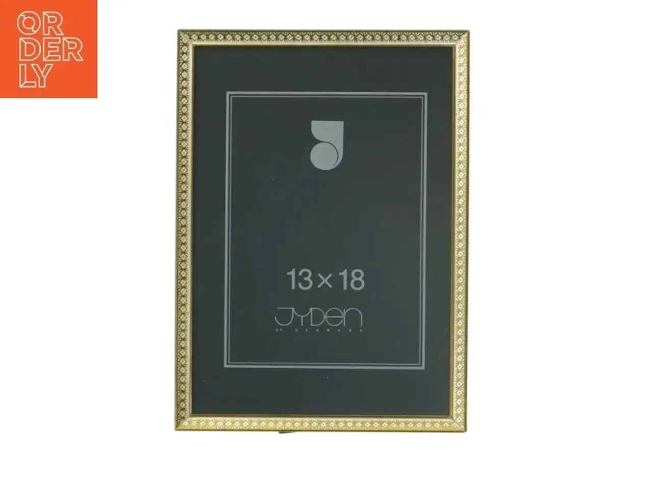 Billede 1 - Fotoramme i guld (str. 18,5x13,5 cm)