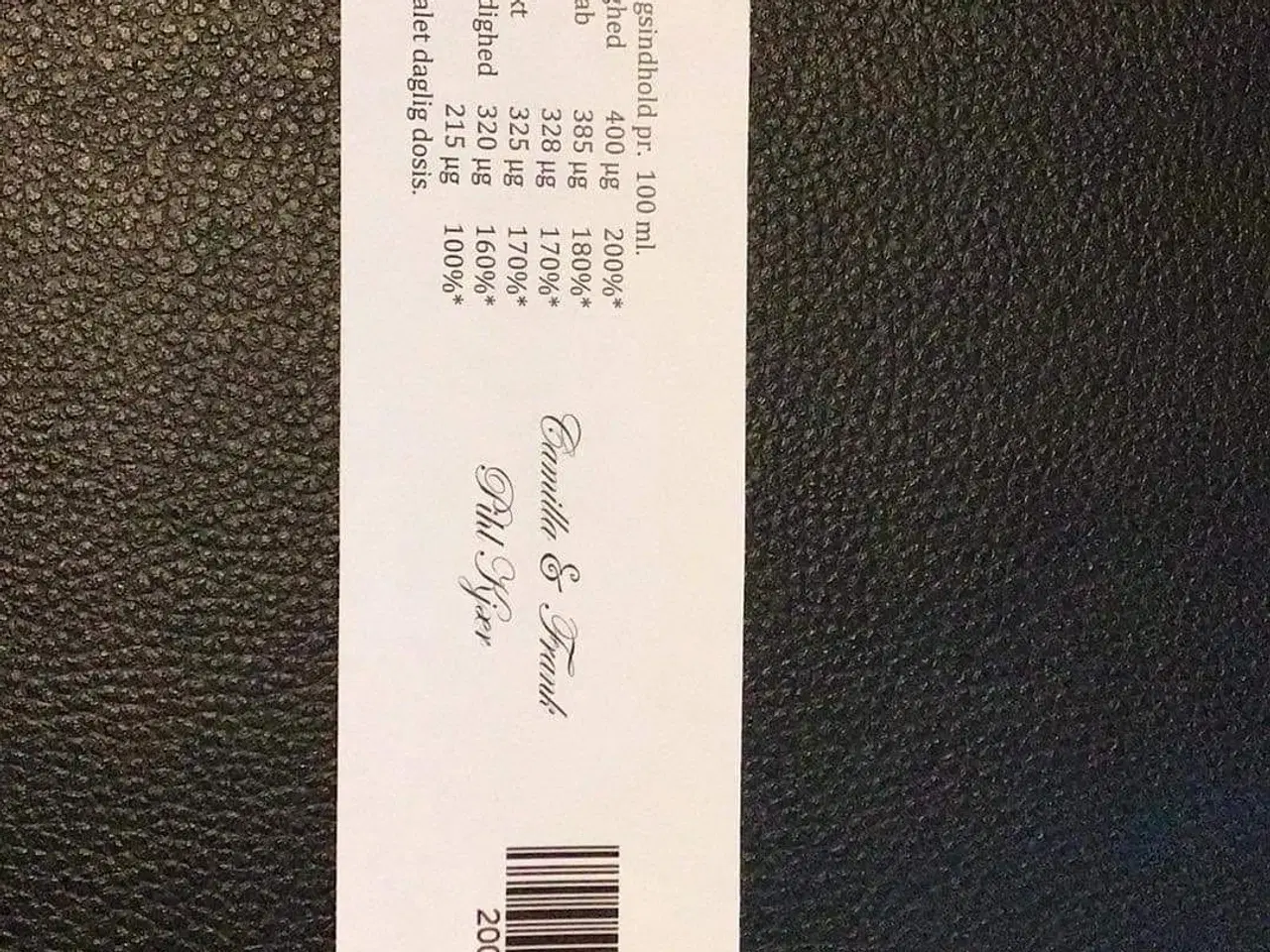 Billede 2 - Labels med navn og dato til bryllup