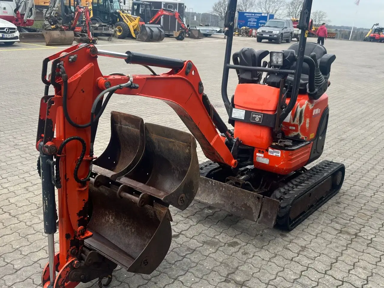 Billede 4 - Kubota U10-3 SL Monteret med Udskudsarm