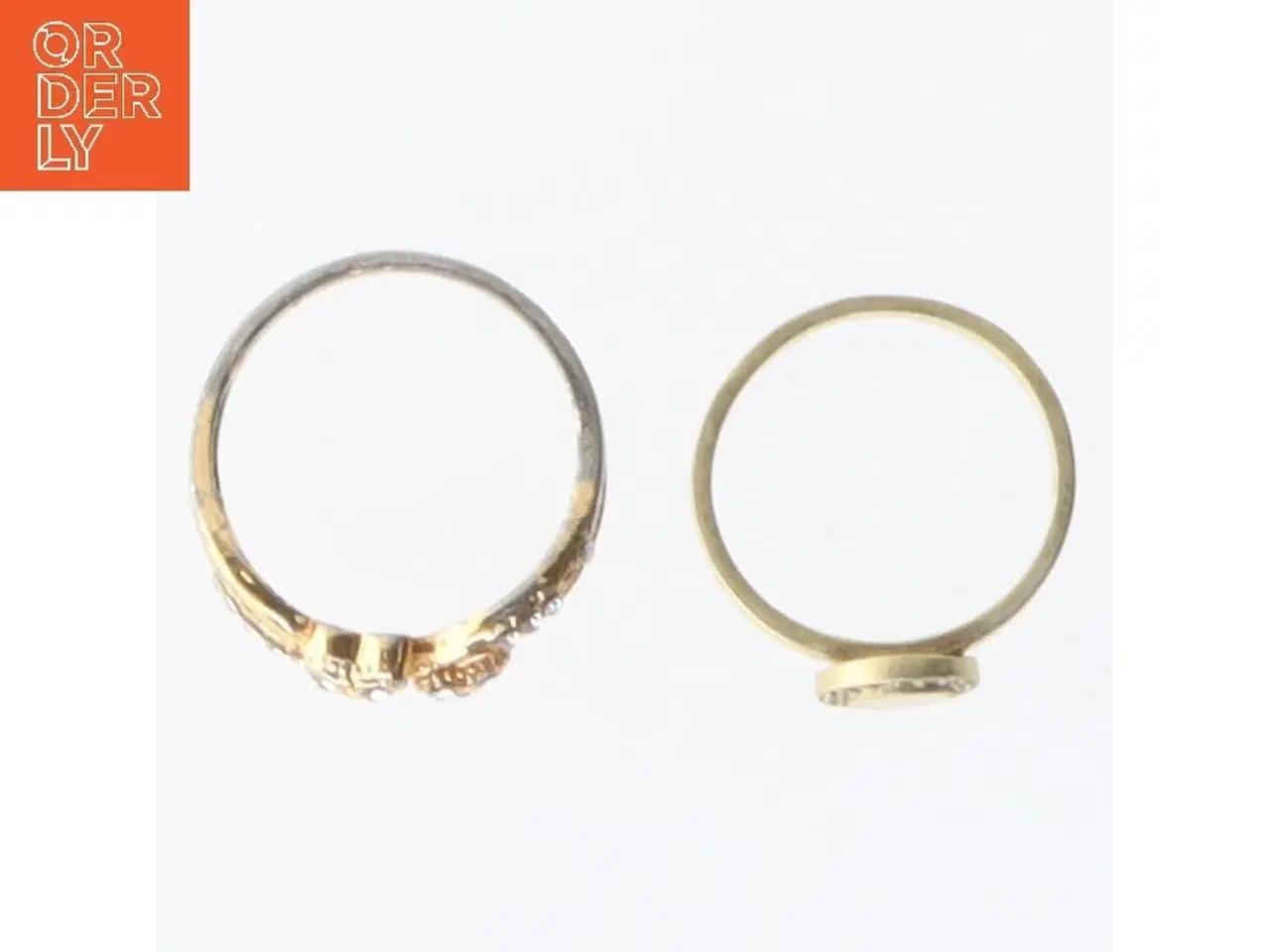 Billede 5 - Ringe med smykkesten (str. 56 mm)