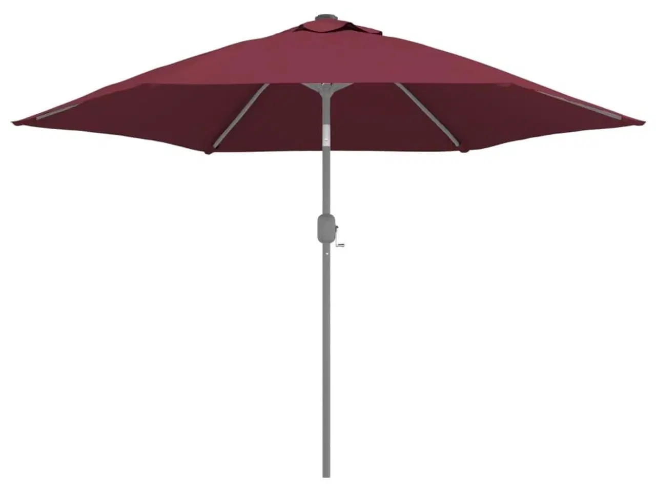 Billede 4 - Udskiftningsdug til parasol 300 cm bordeauxfarvet