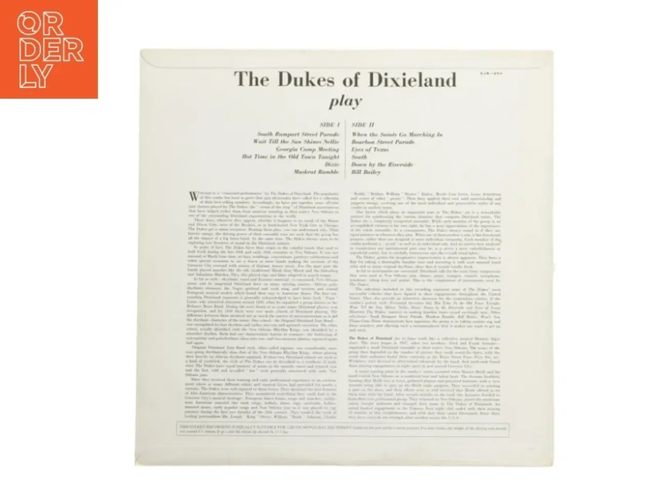 Billede 3 - The Dukes of Dixieland LP